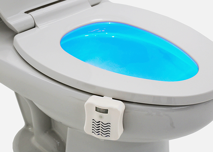 2 PACK LED Toilet Light Motion Activated Glow Lavatory Toilet Bowl
